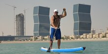 leonardo vitorinp rema em Doha no Qatar